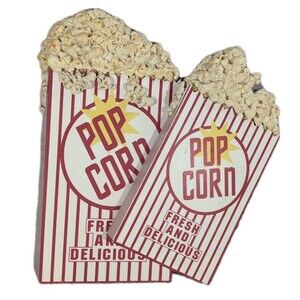 Popcorn Fresh And Delicious 3D Galvanized Steel Sign Man Intercontinental Art